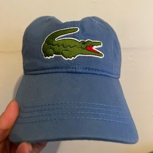 Baby blue Lacoste used stain inside